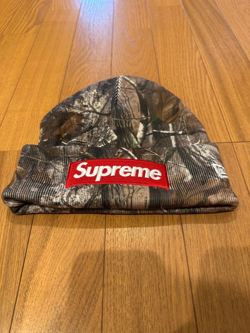 SUPREME BOX LOGO ニットキャップ　カモ