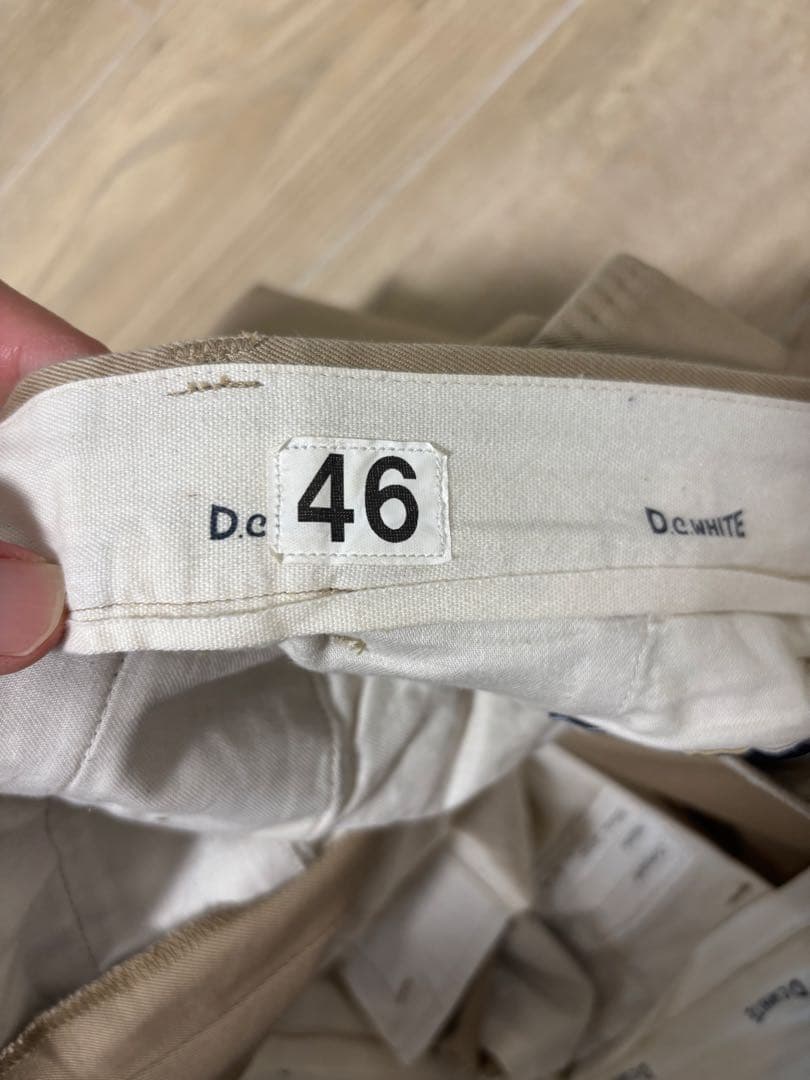 D.C.WHITE ウエストポイント チノ 46