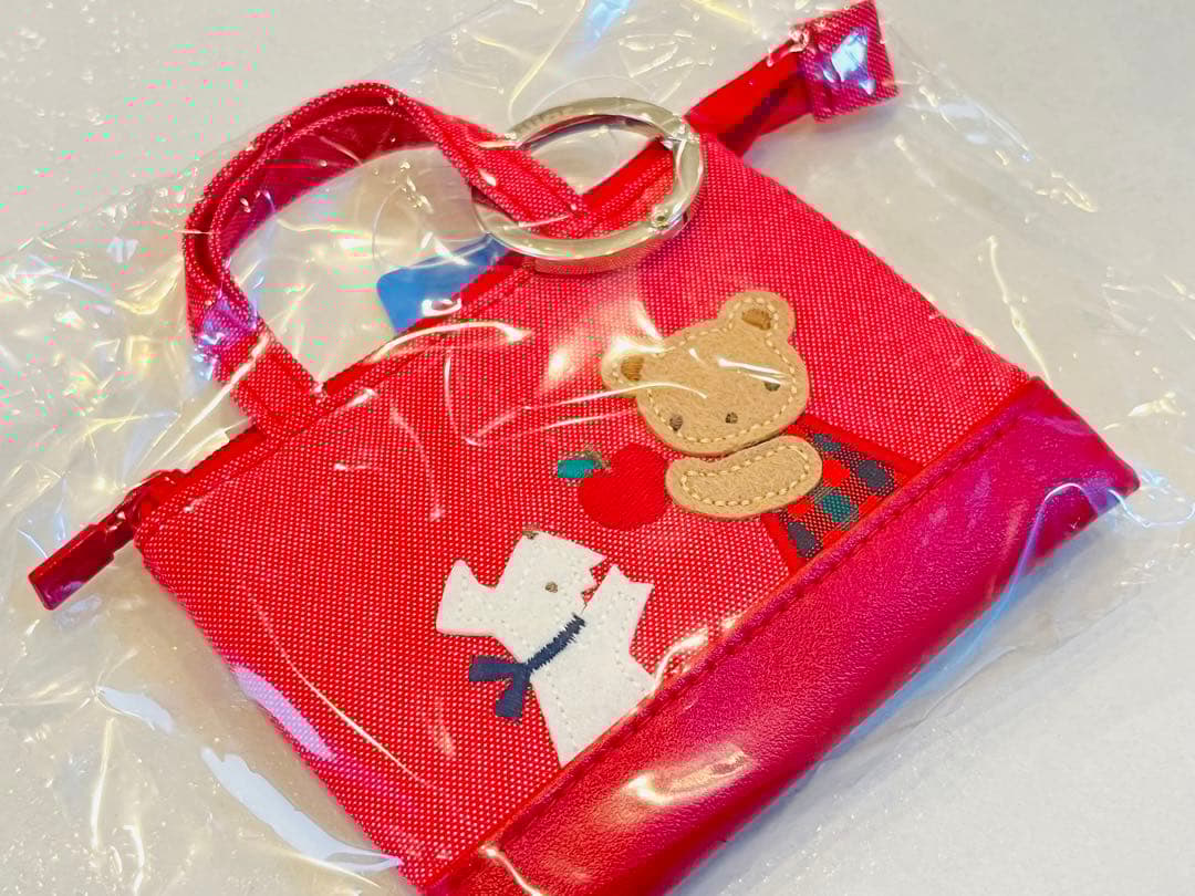 ファミリア ミニデニムバッグ スマホカードケース セット