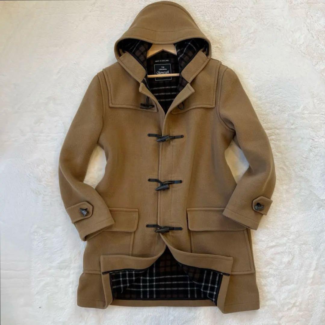 Gloverall 英国製 ウール ダッフルコート キャメル L相当