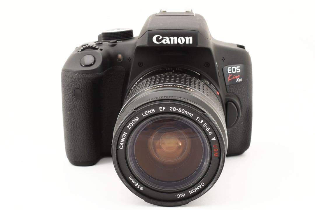 canon kiss x8i 標準レンズセットCanon EF 28-80㎜