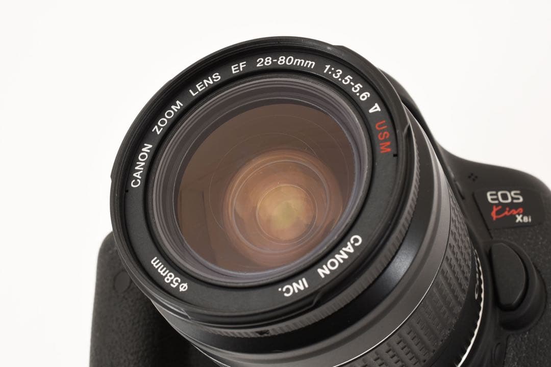 canon kiss x8i 標準レンズセットCanon EF 28-80㎜