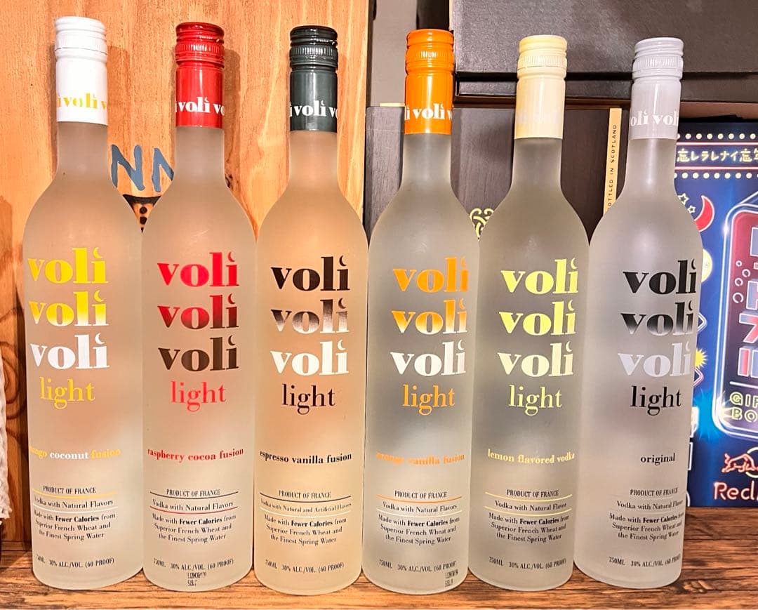 入手困難　voli ウォッカ 750ml 各種フレーバー 6本セット