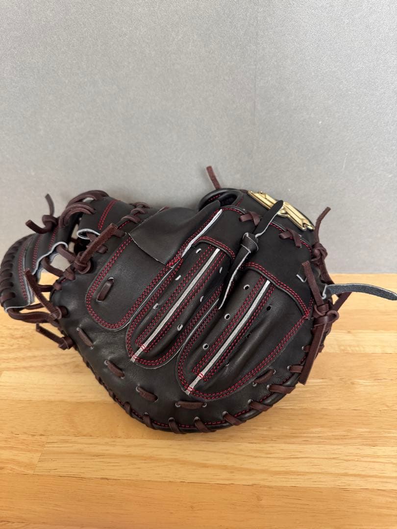 な*い様 お正月セール SSK プロエッジ 硬式キャッチャーミット ブラック×茶