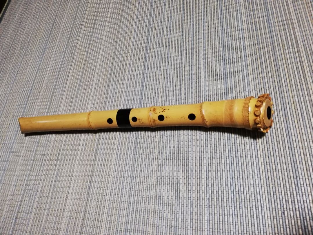 尺八本体 竹製 5穴49㌢1.6寸