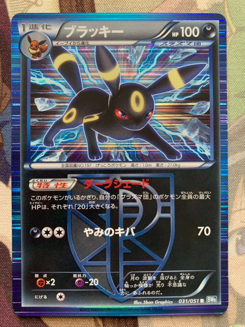 ブラッキー R BW8 ライデンナックル 031/051