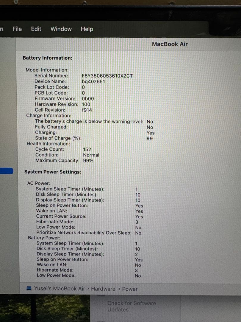 Apple MacBook M3 13インチ ミッドナイト