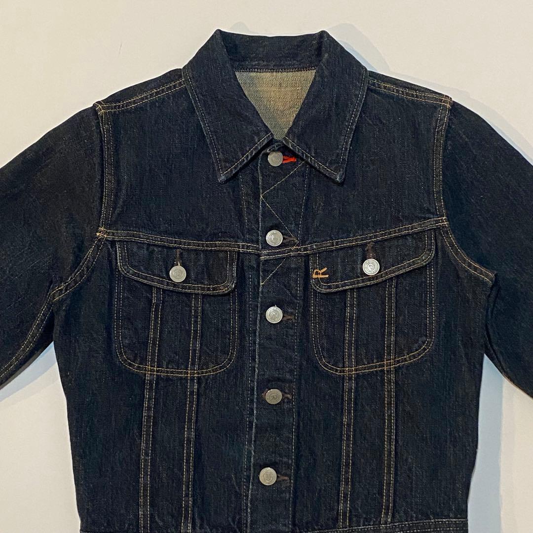 美品 45R 101-J型 デニムジャケット 日本製 レディースサイズ1