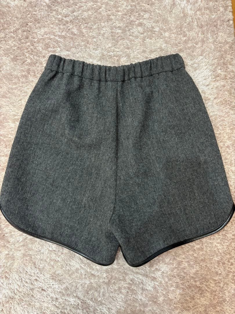 Ameri UND TWEED BOXER SHORTS ショートパンツ　グレー