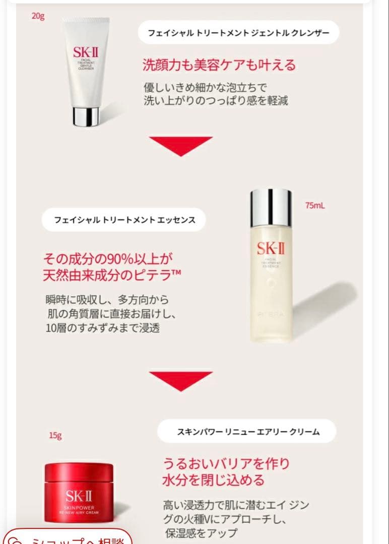 新品SK-II PITERA™ ユースエッセンシャルセットリニューエディション