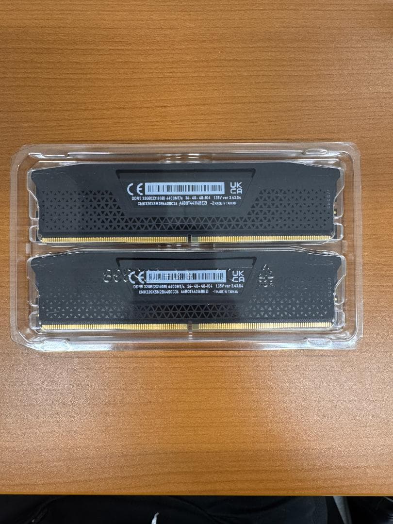 P*c様 CORSAIR DDR5 6400MT/S 32 GB メモリ PC