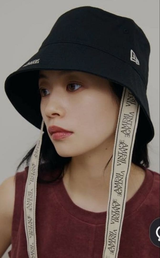 NEW ERA×Ameri LOGO TAPE BUCKET HAT