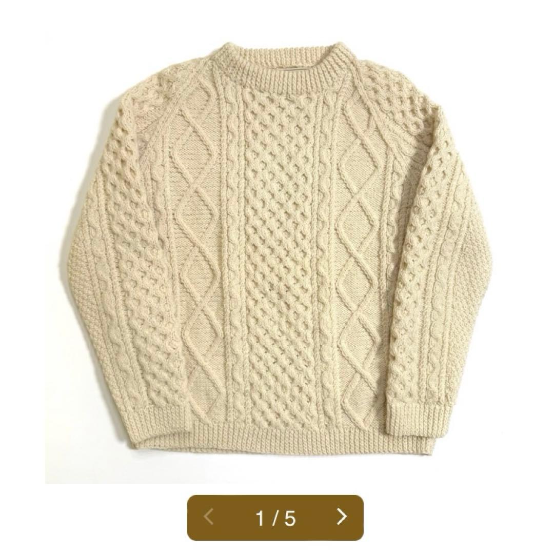 60s 70s フィッシャーマンニット