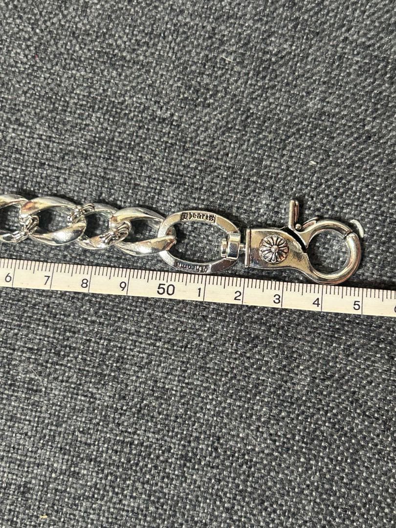 u*7様 シルバーウォレットチェーン　ダブルクリップタイプ