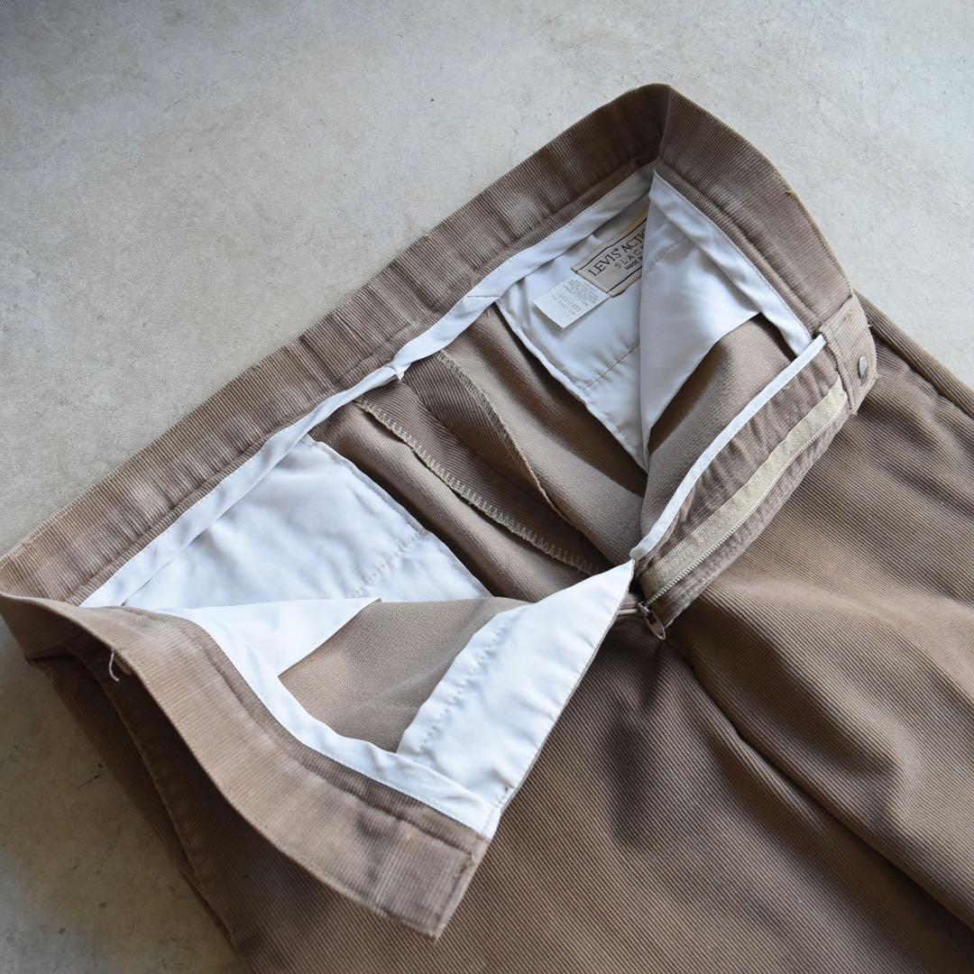 90s リーバイスアクションスラックス コーデュロイUSA製W34L29 OVY