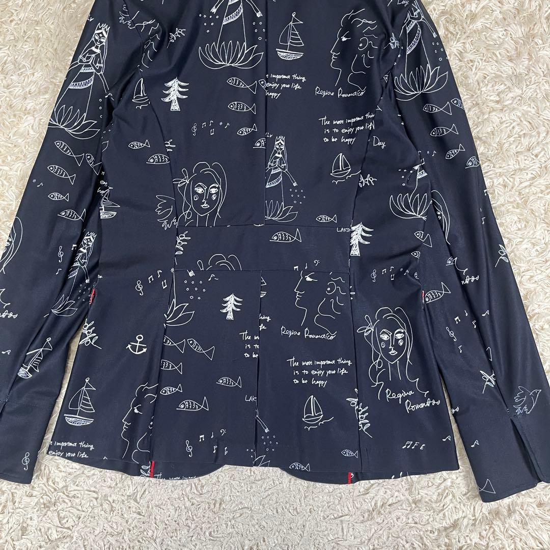 Regina Romantico 総柄 テーラードジャケット 36 Sサイズ