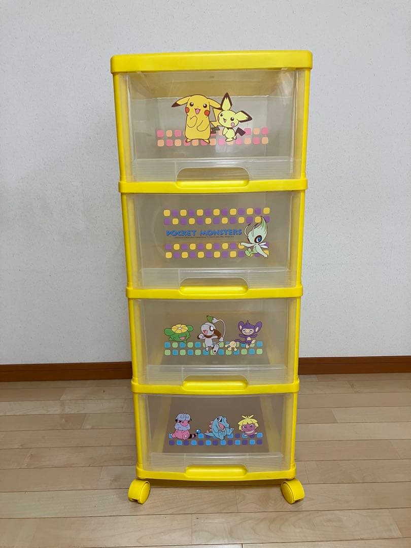 TOMY ポケモン ４段 収納ケース SLW41  SHOPRO13シール付