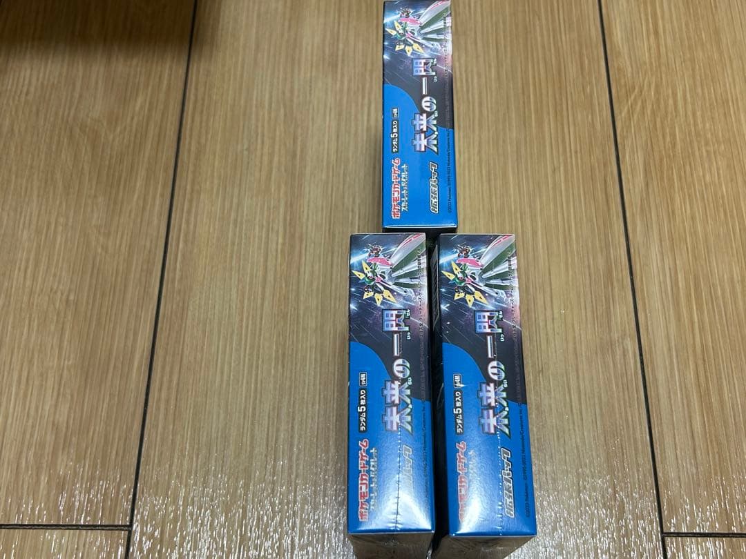ポケモンカードゲーム 未来の一閃 新品未開封 シュリンク付き 3BOXセット