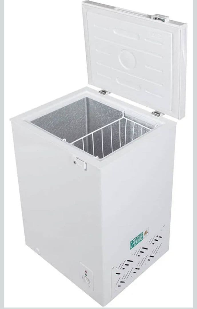 MAXZEN 冷凍庫 99L 上開き 鍵・説明書付 JF100ML01WH