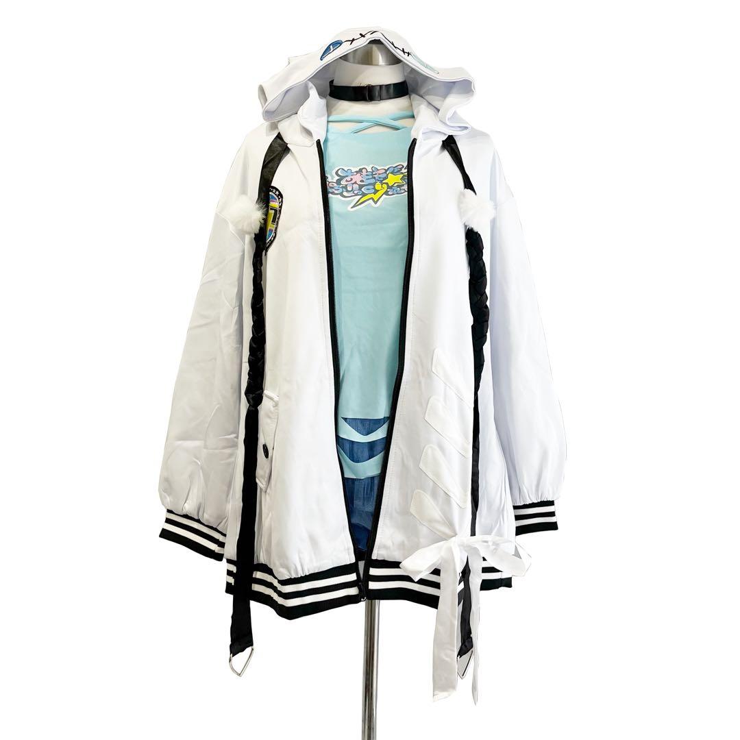 新品　水宮枢　ホロライブ　コスプレ　衣装　Mサイズ ウィッグ付き　すうちゃん