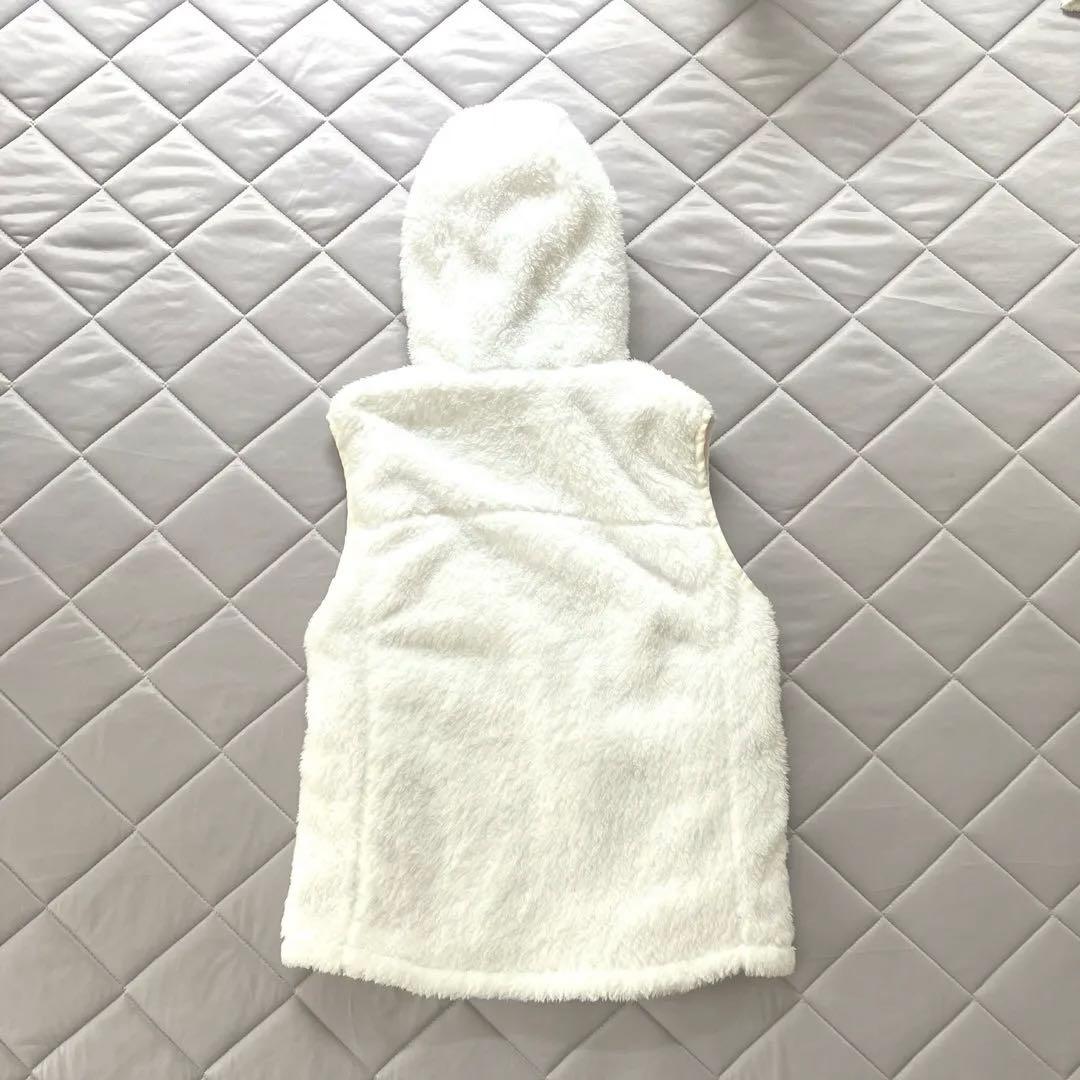 M 新品　ニューバランスゴルフウェア　レディース　ボアベスト 白 ホワイト