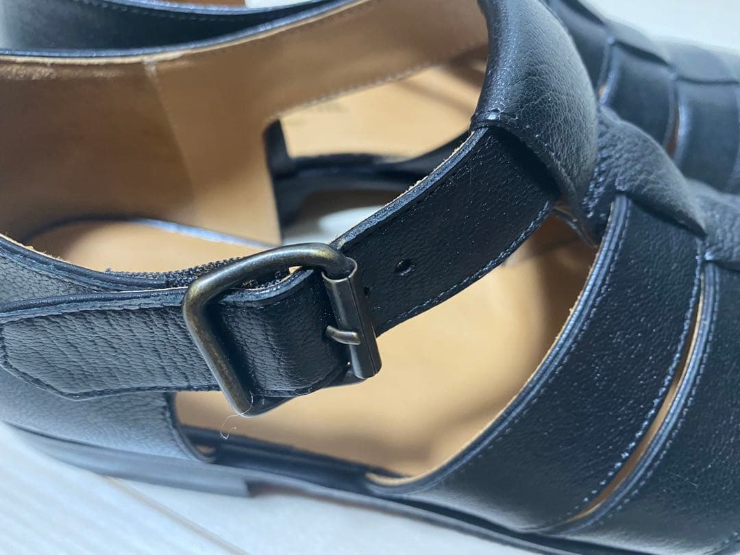 F.lli Giacometti グルカサンダル ネロ 黒 サイズ40