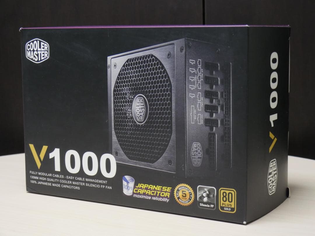 電源ユニット Cooler Master V1000 80 PLUS Gold