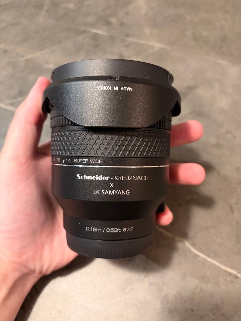 レンズ(ズーム) LK SAMYANG Schneider-Kreuznach 14-24 2.8
