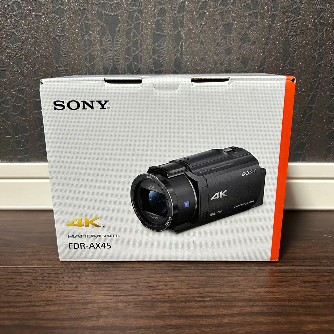 新品 SONY(ソニー) 4K ビデオカメラ Handycam FDR-AX45