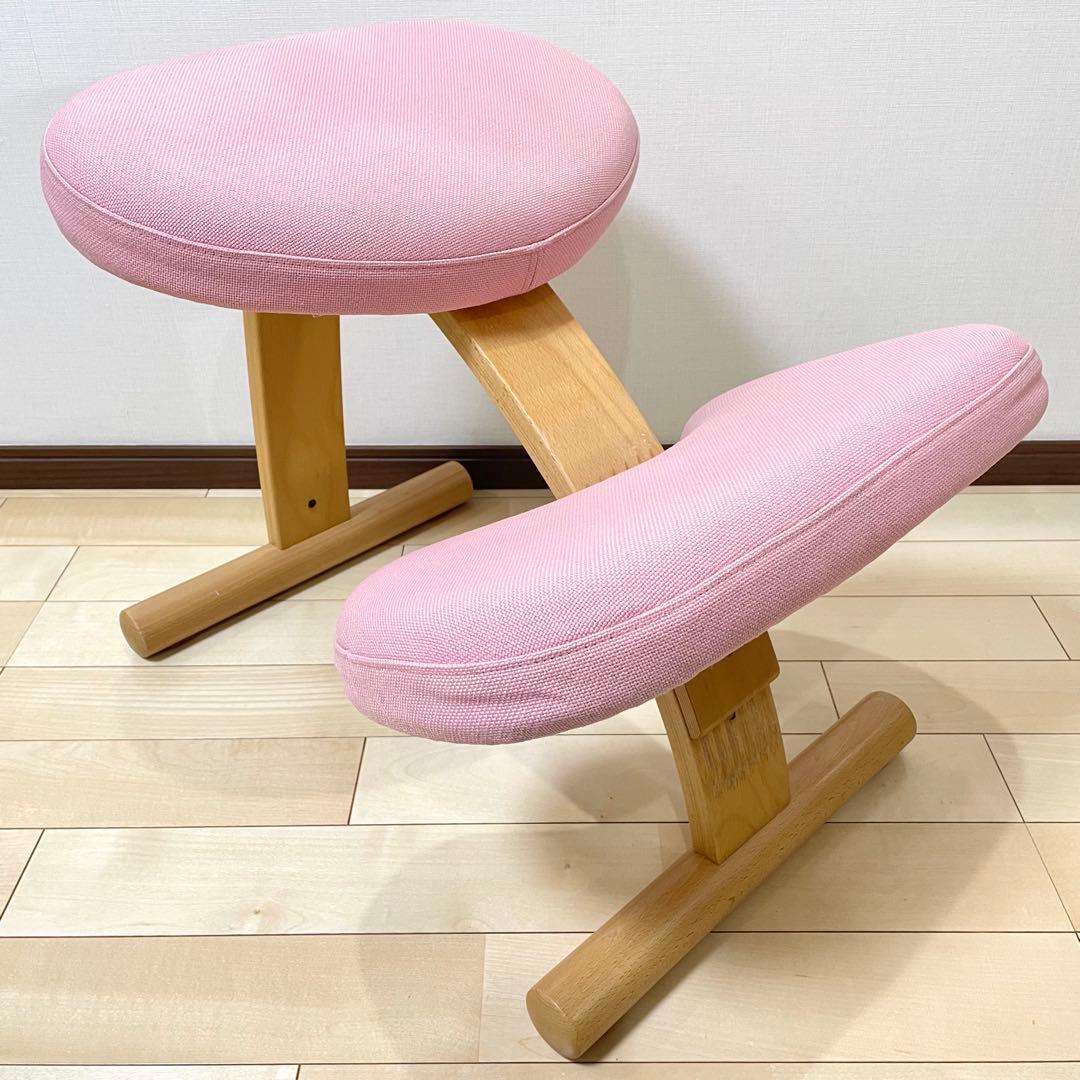 バランスラボ バランスチェア バランスイージー ピンク 中古品 サカモトハウス