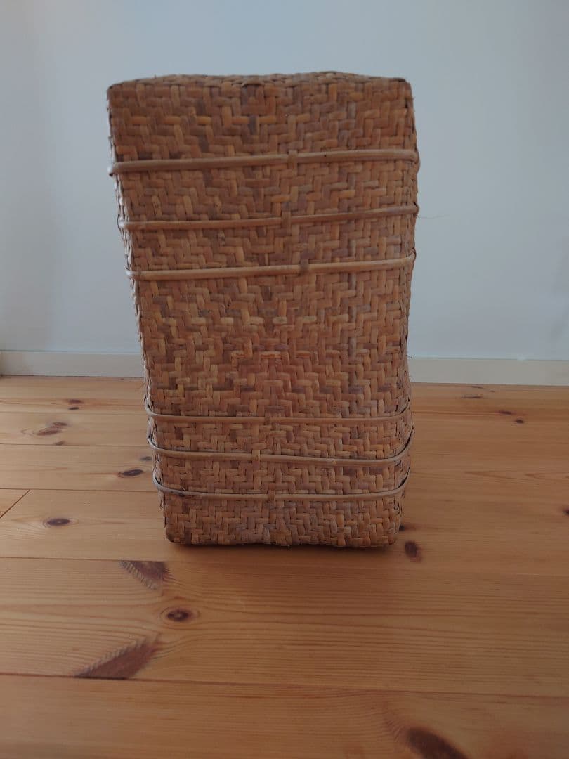 竹籠　大きいサイズ　市場籠　竹かご　マルシェカゴ