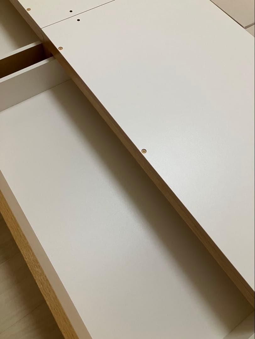 【東京都北区で引取可能な方】ダブルベッドフレーム　ニトリ 収納コンセント付き