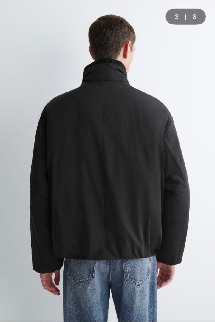 COS パデッドファンネルネックダウンジャケット