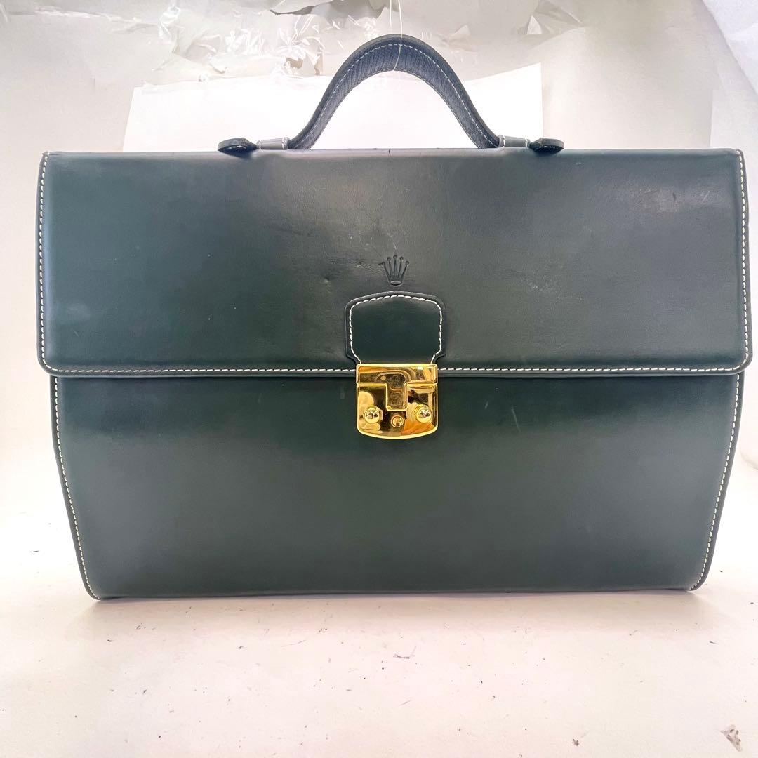ロレックス グリーン ハンド ビジネス PCバッグ ブリーフケース FV88