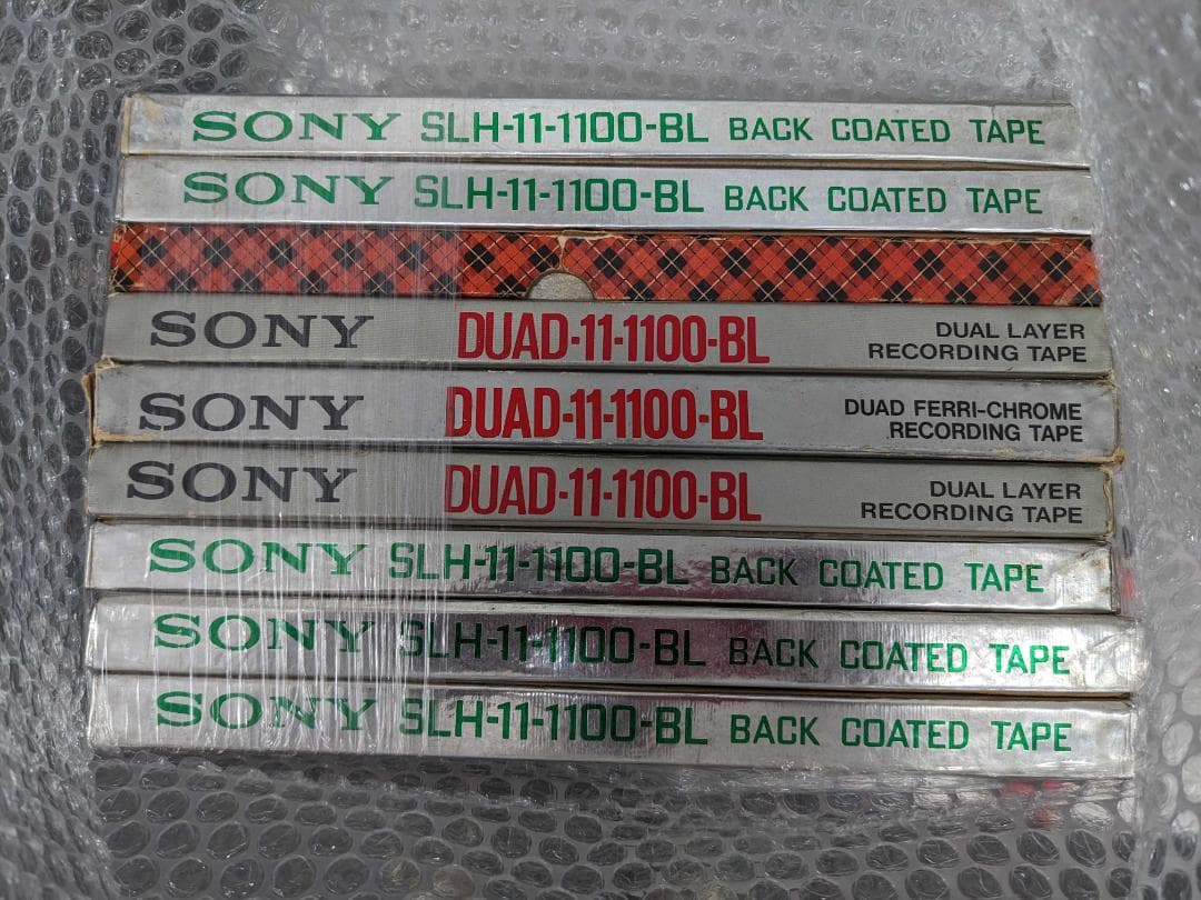T*y様 SONY　SLH-11　DUAD-11・SCOTCH 磁気テープセット