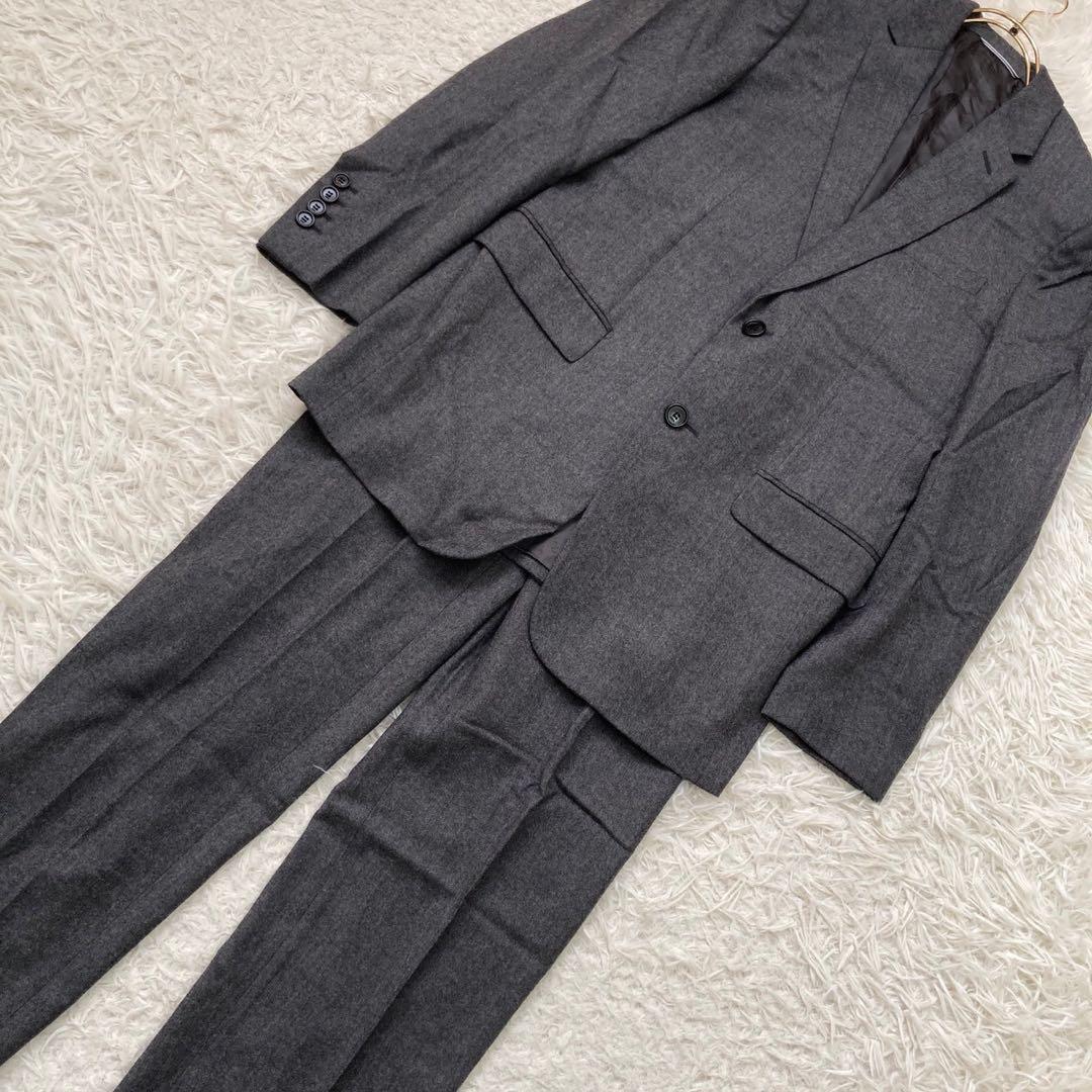 Christian Dior カシミアセットアップ スーツ チャコール 46