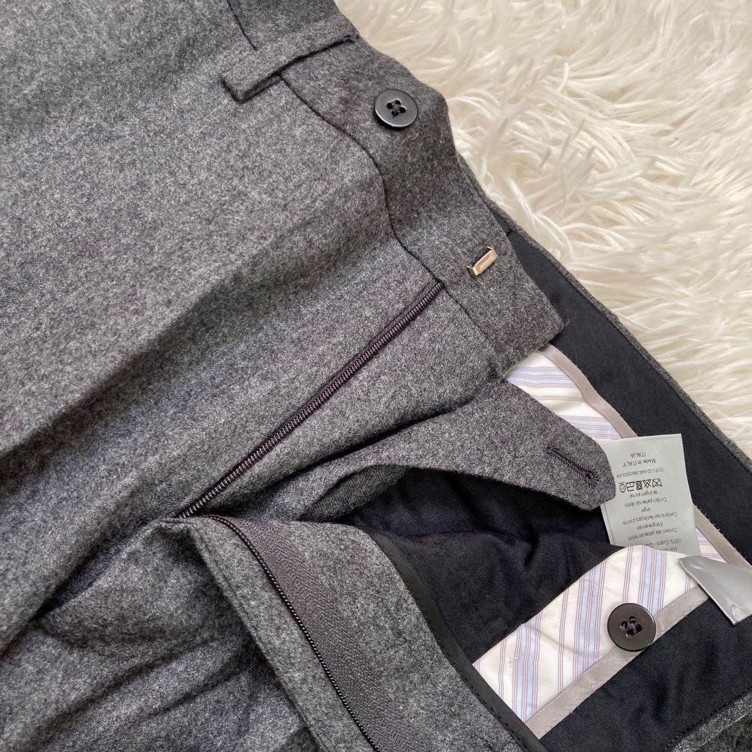 Christian Dior カシミアセットアップ スーツ チャコール 46