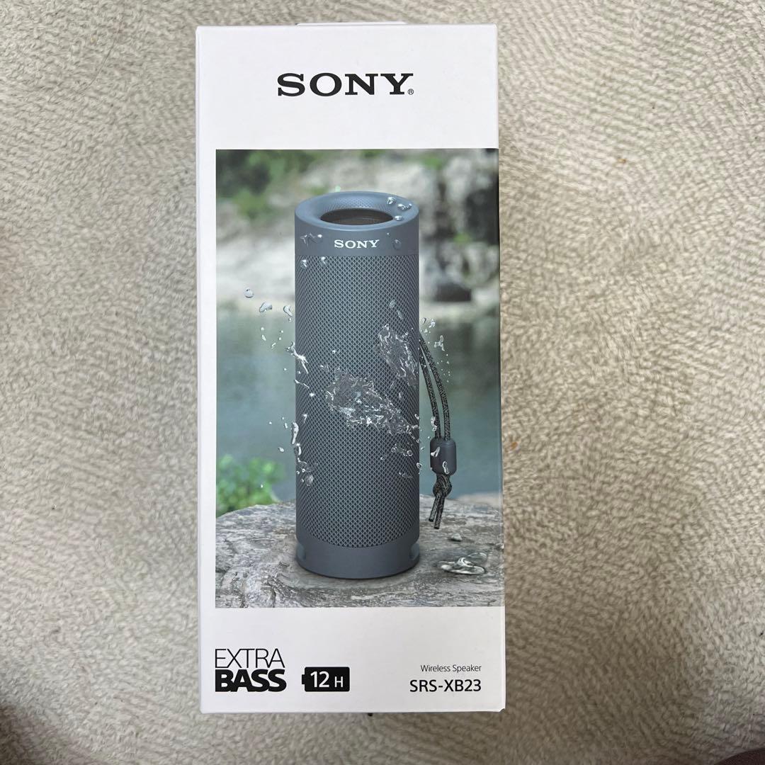 【新品未使用】 ワイヤレスポータブルスピーカー SRS-XB23 ブルー