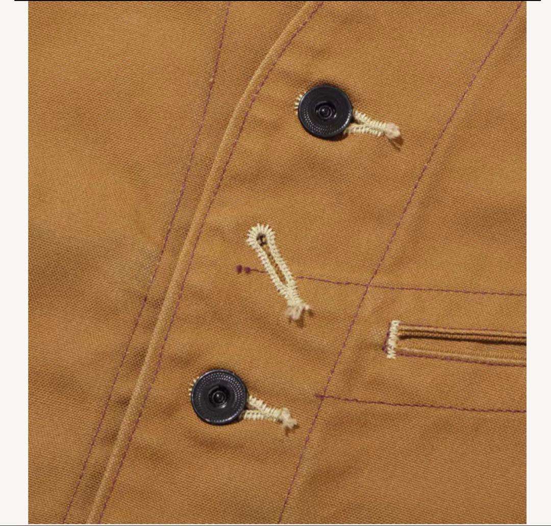 完売品Sugar Cane ブラウンダックベスト サイズ40