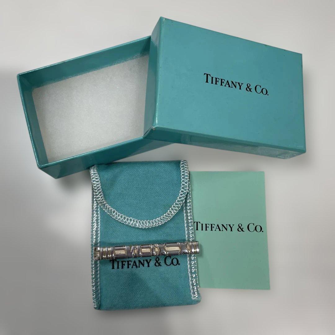 【美品】Tiffany & Co. ネクタイピン ターコイズ