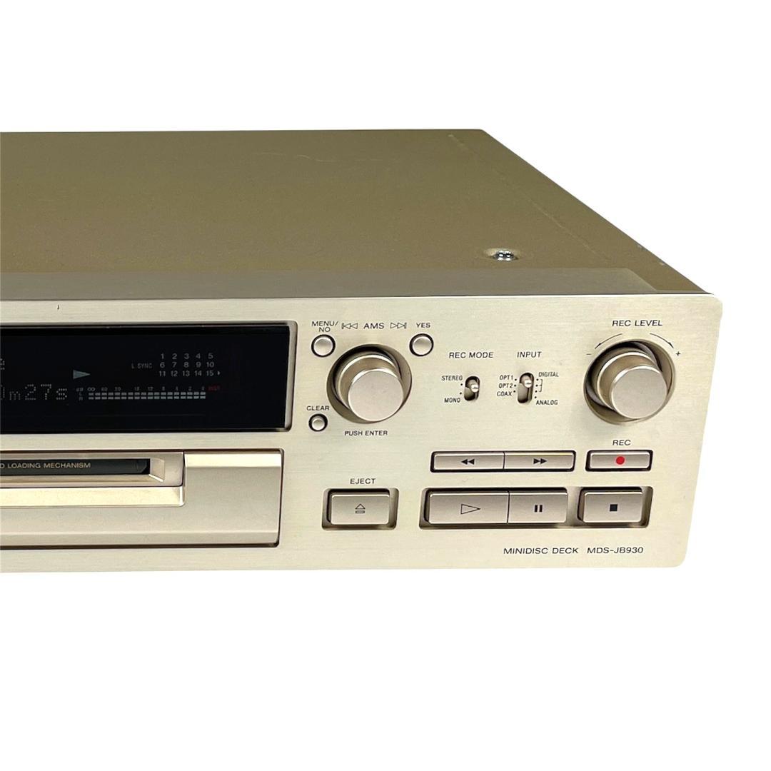 ソニー MDS-JB930 ミニディスクデッキ ゴールド