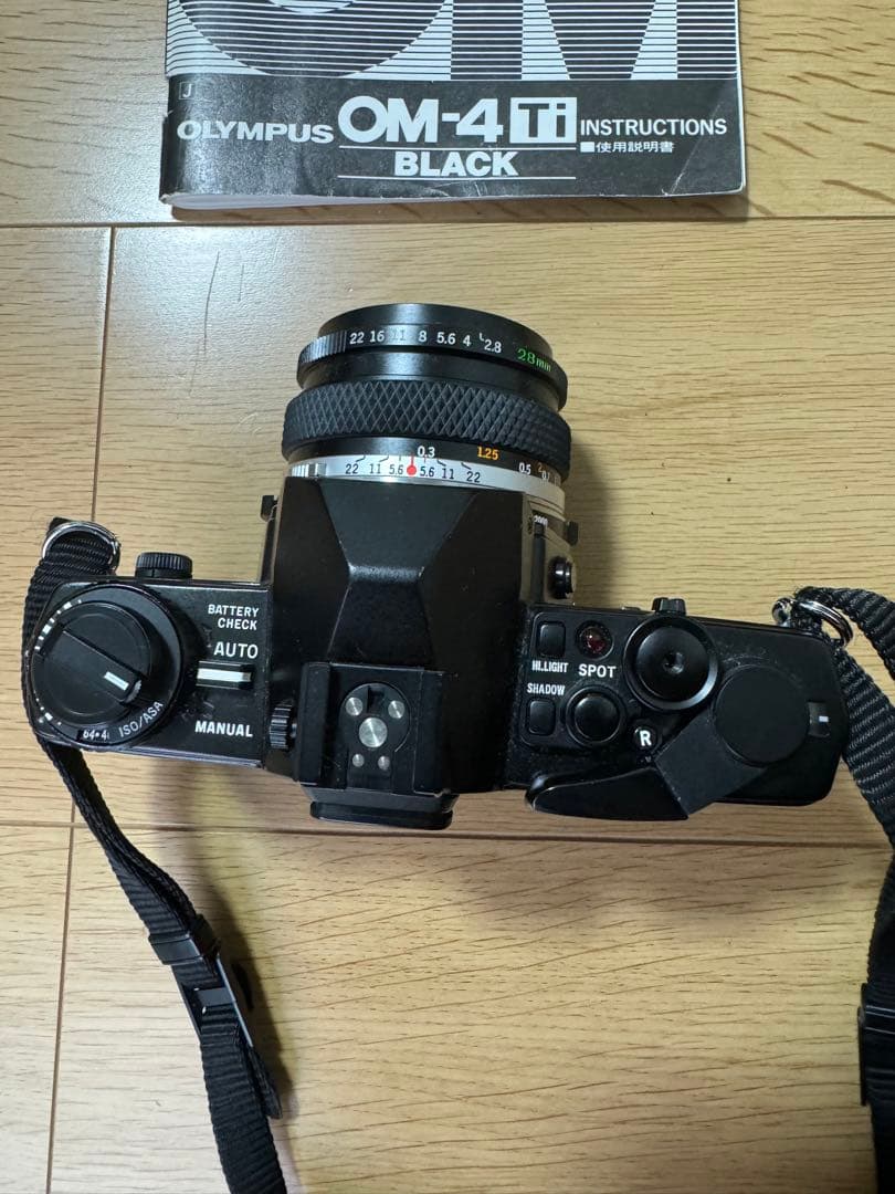 フィルムカメラ OLYMPUS OM-4Ti Black 28mm 1:2.8