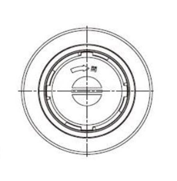 杉田エース クーラーキャップ C75 L50WG ホワイトグレー40個セット