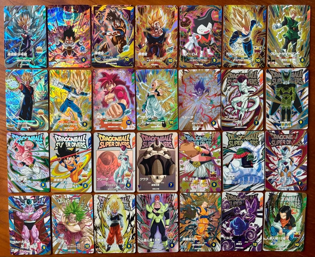 ドラゴンボールスーパーダイバーズ　GDR・EXRまとめうり28枚セット