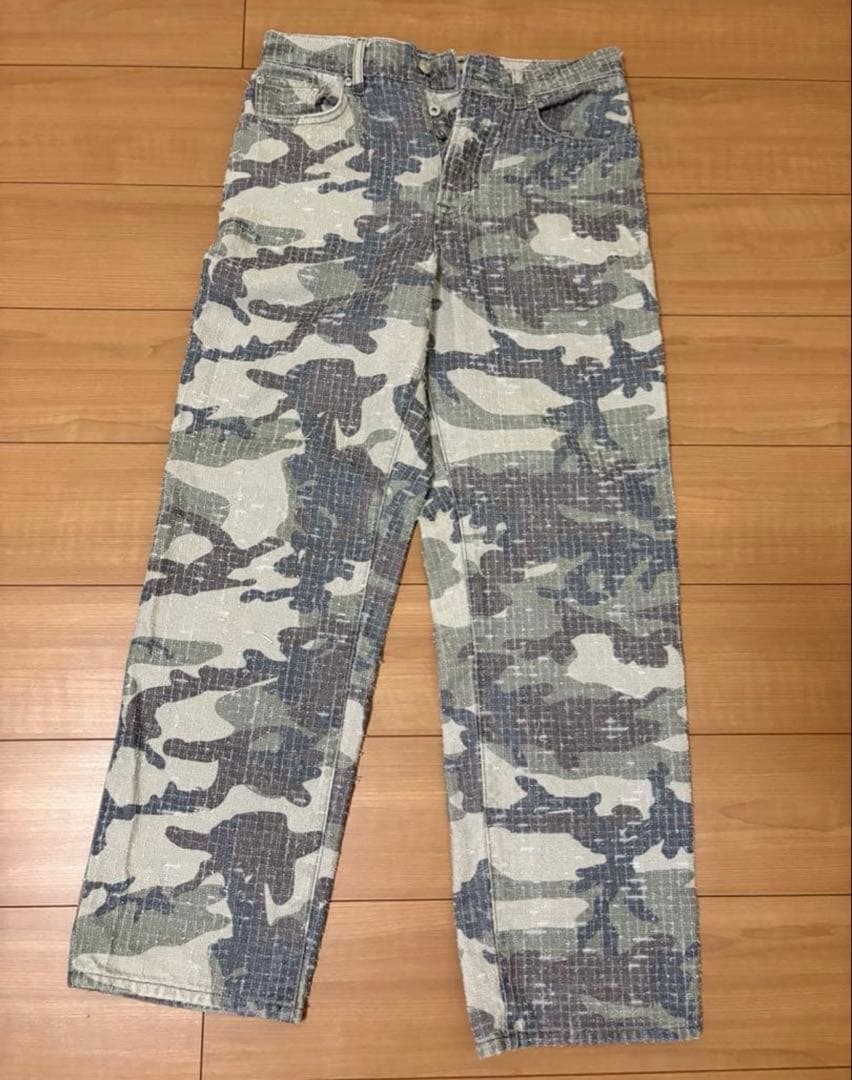 パンツ STUSSY BIG OL JEAN CAMO CANVAS 28size