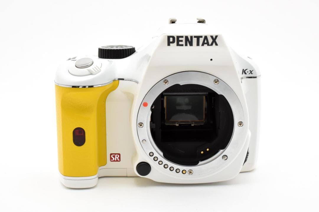 ペンタックスK-X 黄白レンズキット 希少カラー #AH018/KKAF023