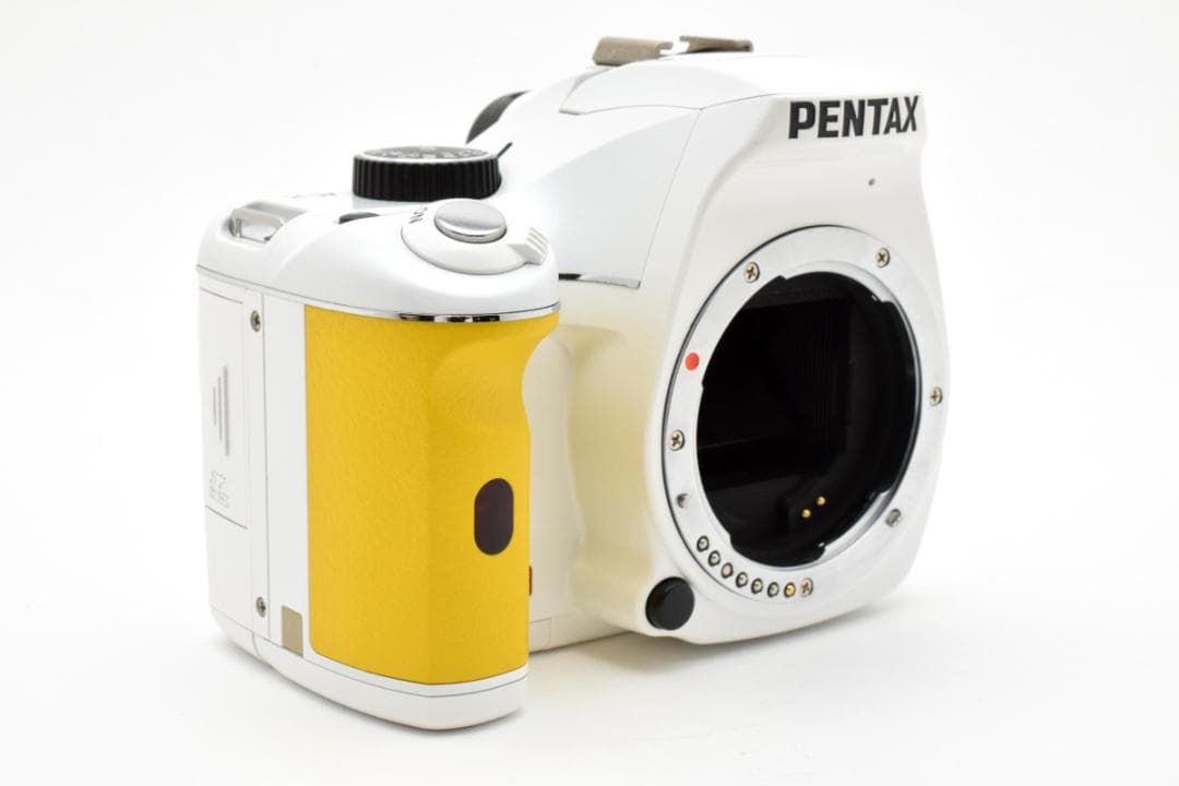 ペンタックスK-X 黄白レンズキット 希少カラー #AH018/KKAF023
