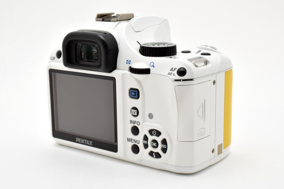 ペンタックスK-X 黄白レンズキット 希少カラー #AH018/KKAF023