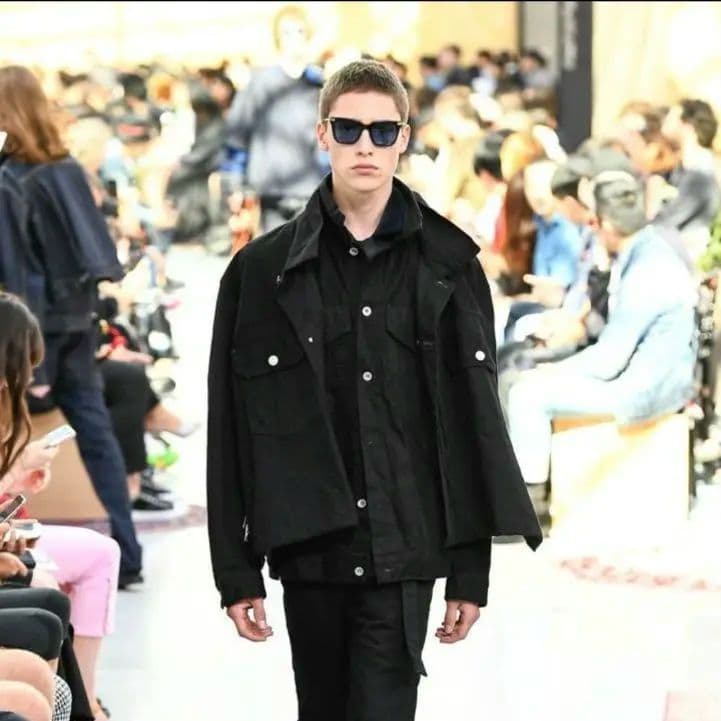 名作 sacai 20ss ダブル レイヤード デニムジャケット サイズ 3