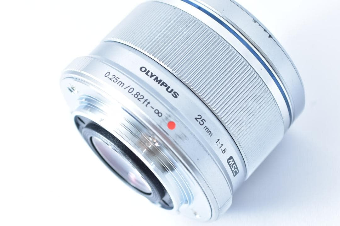 OLYMPUS オリンパス M.ZUIKO 25mm F1.8 シルバー 単焦点